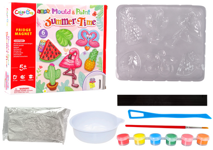 Kit pintura gesso flamingo melancia