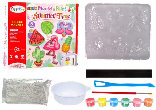 Kit pintura gesso flamingo melancia