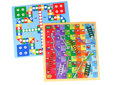 Mesa quadro 2 em 1 giz jogo serpentes