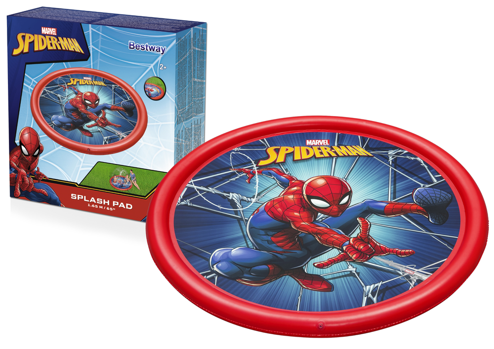 Tapete piscina Spider-Man com fonte 165 cm Bestway