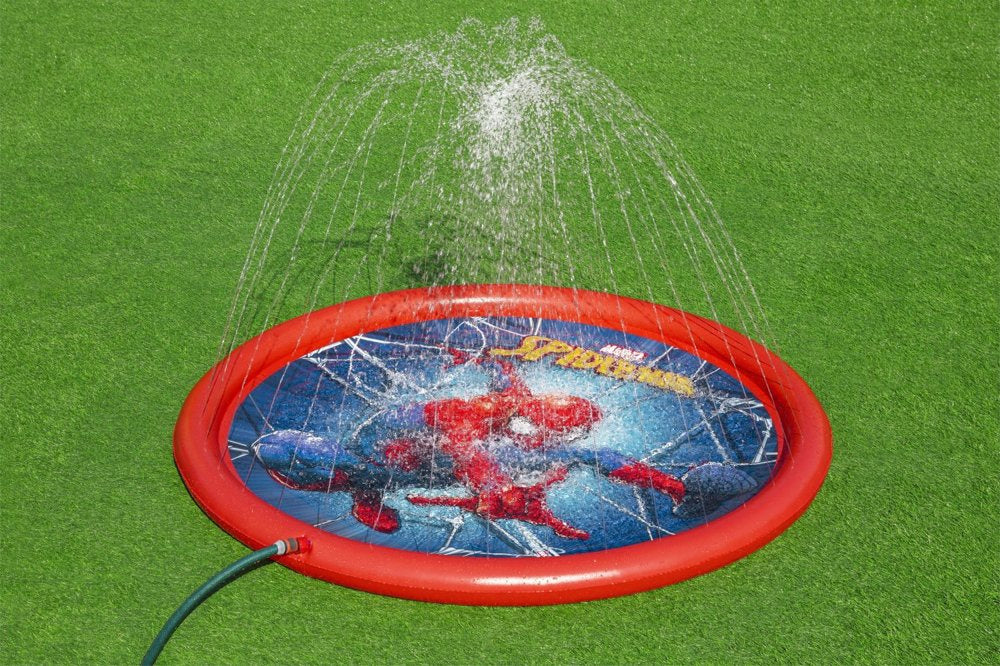 Tapete piscina Spider-Man com fonte 165 cm Bestway