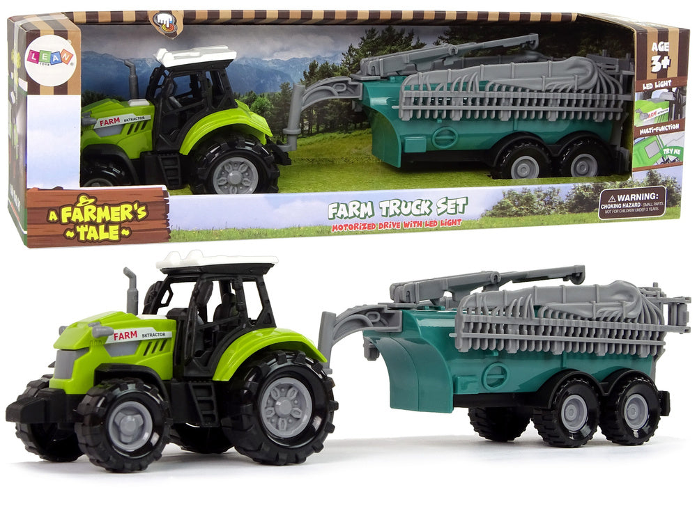 Trator pulverizador agrícola som verde