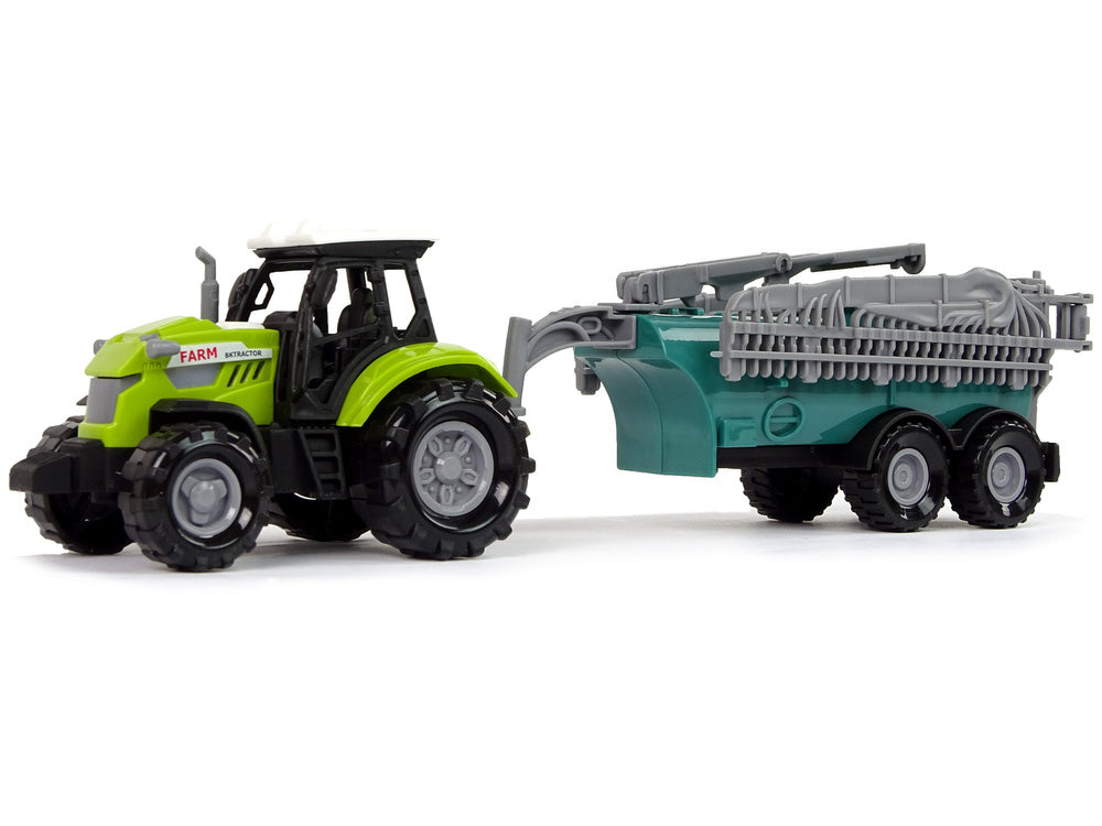 Trator pulverizador agrícola som verde