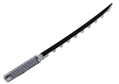 Espada samurai Nichirin preta som