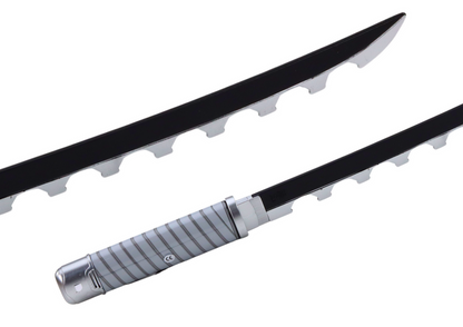 Espada samurai Nichirin preta som