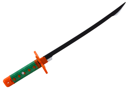 Espada samurai Nichirin verde som