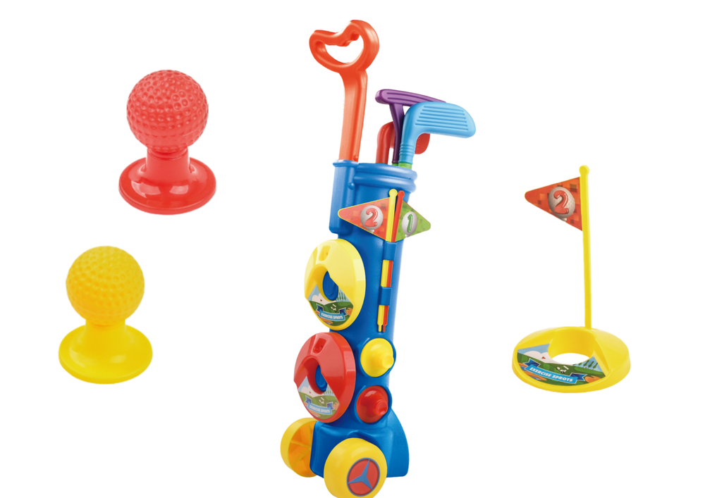 Mini golfe infantil com acessórios
