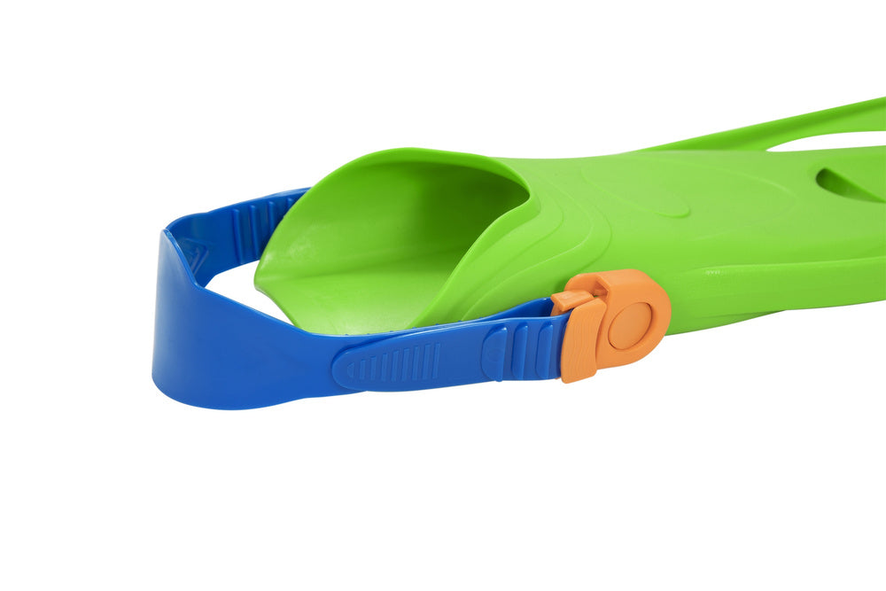 Conjunto mergulho máscara snorkel barbatanas verde Bestway 25019
