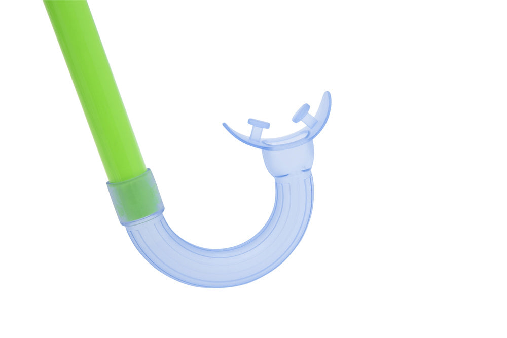 Conjunto mergulho máscara snorkel barbatanas verde Bestway 25019