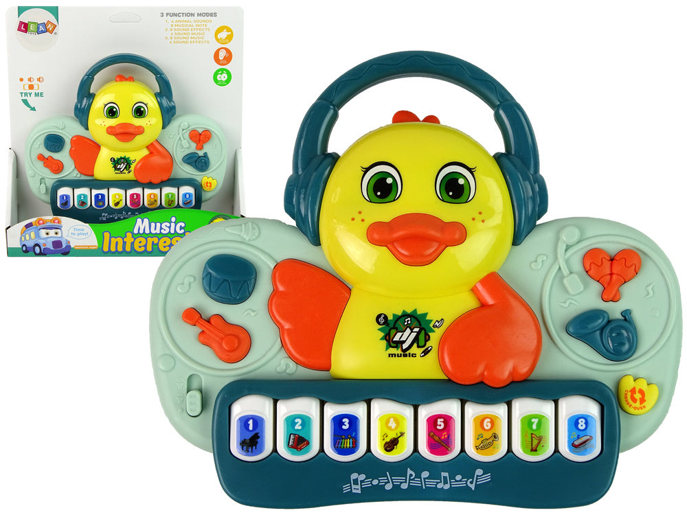 Piano interativo pato DJ sons melodias