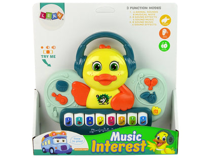 Piano interativo pato DJ sons melodias