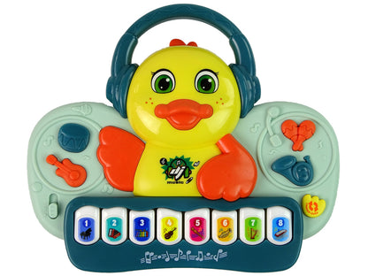 Piano interativo pato DJ sons melodias
