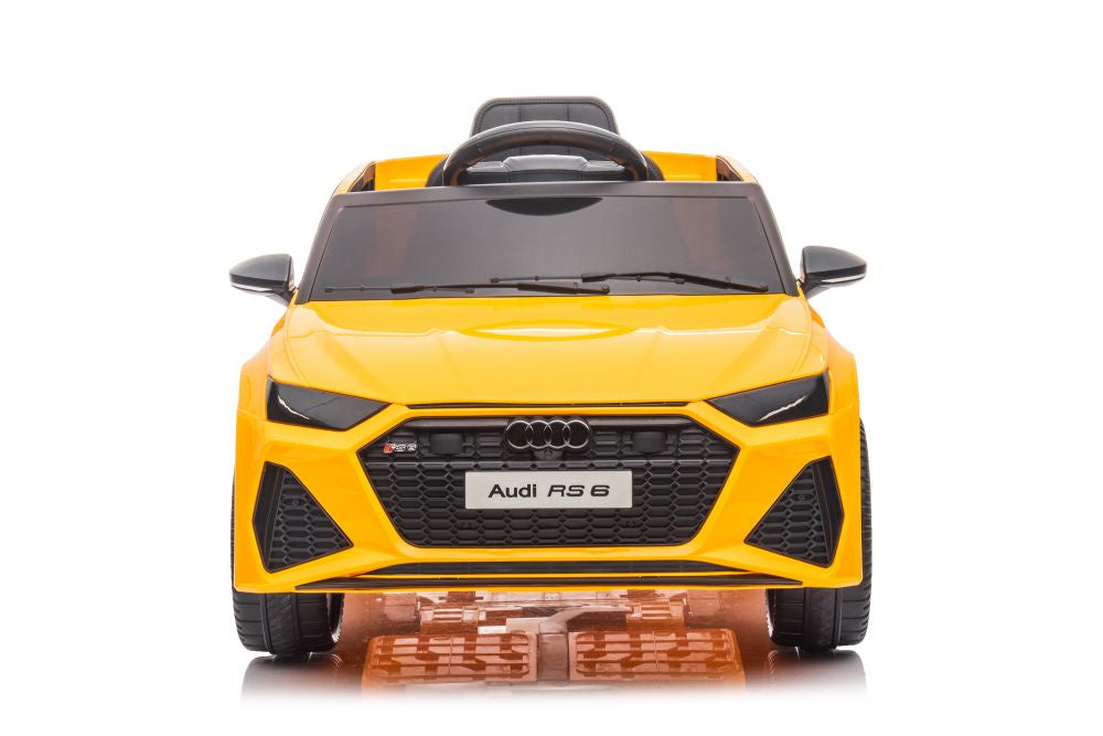 Carro elétrico Audi RS6 BRD-2118 amarelo