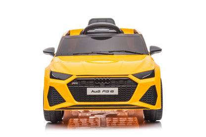 Carro elétrico Audi RS6 BRD-2118 amarelo