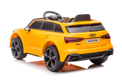 Carro elétrico Audi RS6 BRD-2118 amarelo