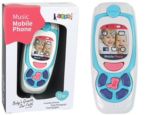 Telemóvel educativo infantil azul melodias