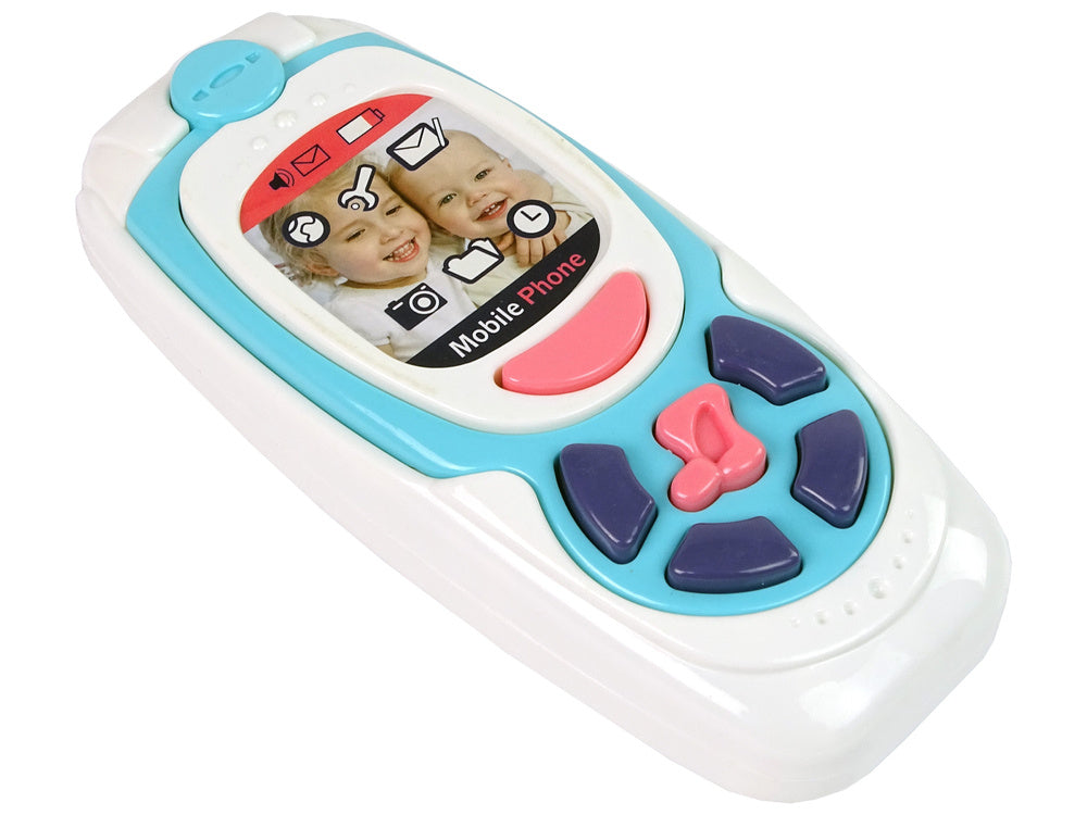 Telemóvel educativo infantil azul melodias