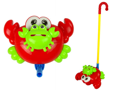 Empurrador caranguejo vermelho com som