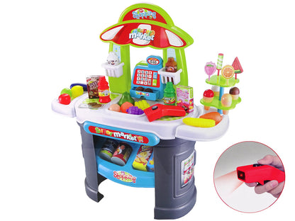 Supermercado brinquedo com scanner