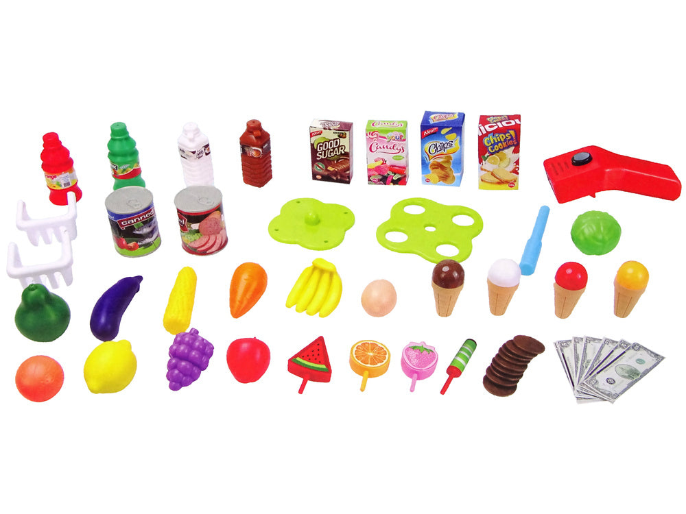 Supermercado brinquedo com scanner