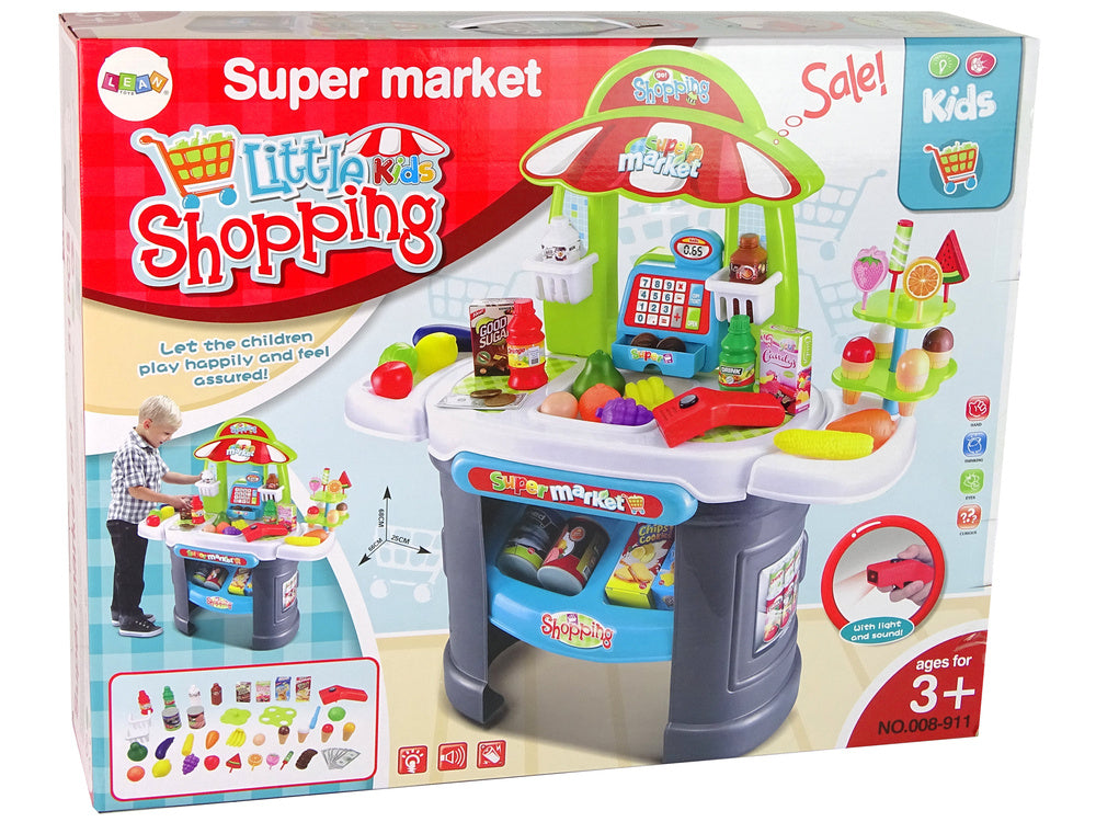 Supermercado brinquedo com scanner