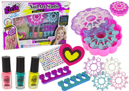 Kit unhas nail art infantil