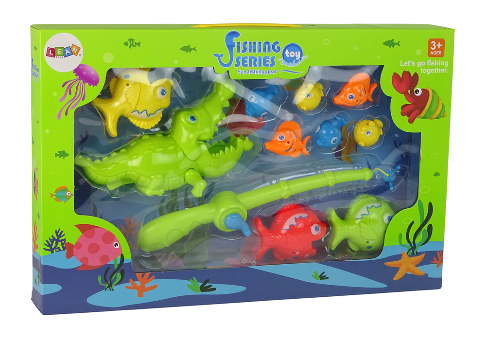 Conjunto pesca infantil 11 peças
