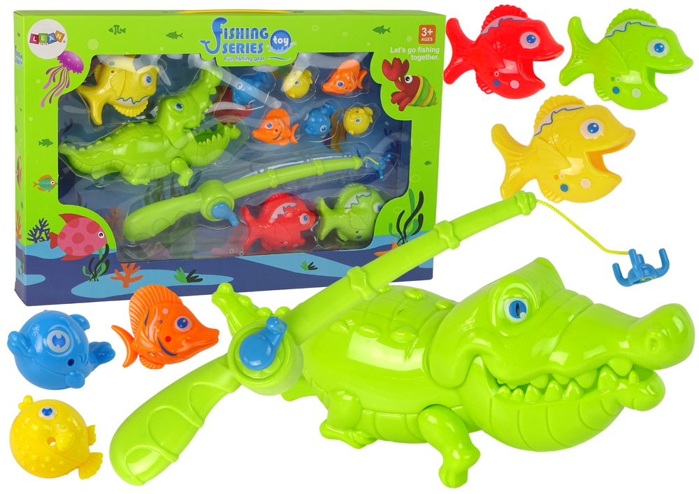 Conjunto pesca infantil 11 peças
