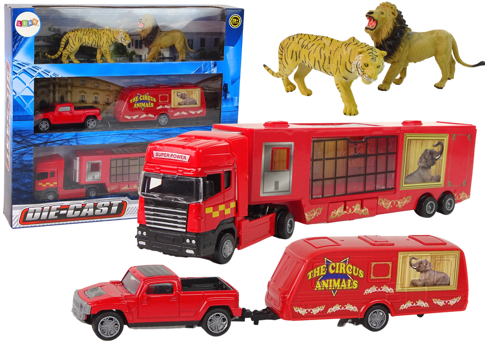 Veículos circo camião + carro com reboque