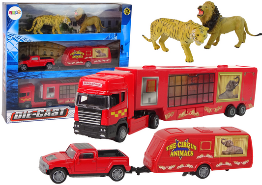 Veículos circo camião + carro com reboque