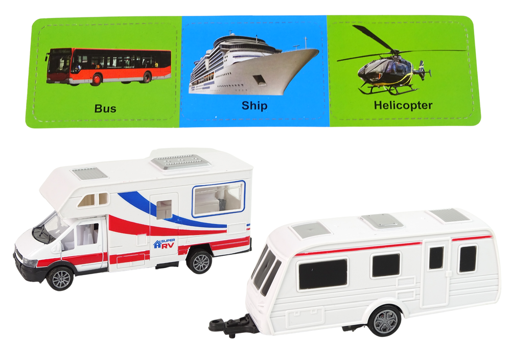 Componentes metálicos caravana camper conjunto veículo