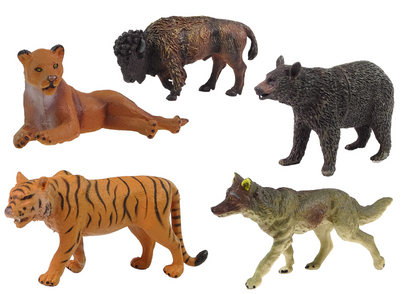 Animais floresta africana urso tigre