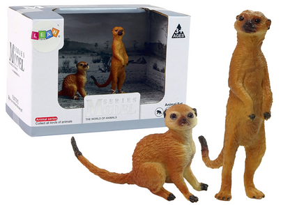 Suricata 2 peças, coleção Animais do Mundo