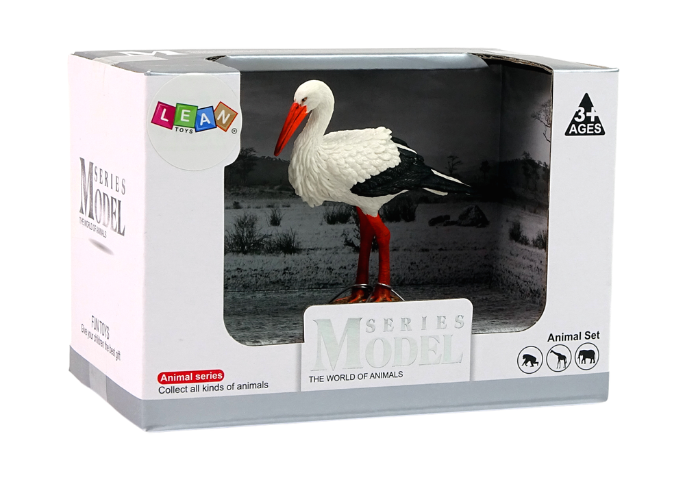 Cegonha branca, coleção Animais do Mundo