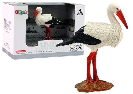 Cegonha branca, coleção Animais do Mundo