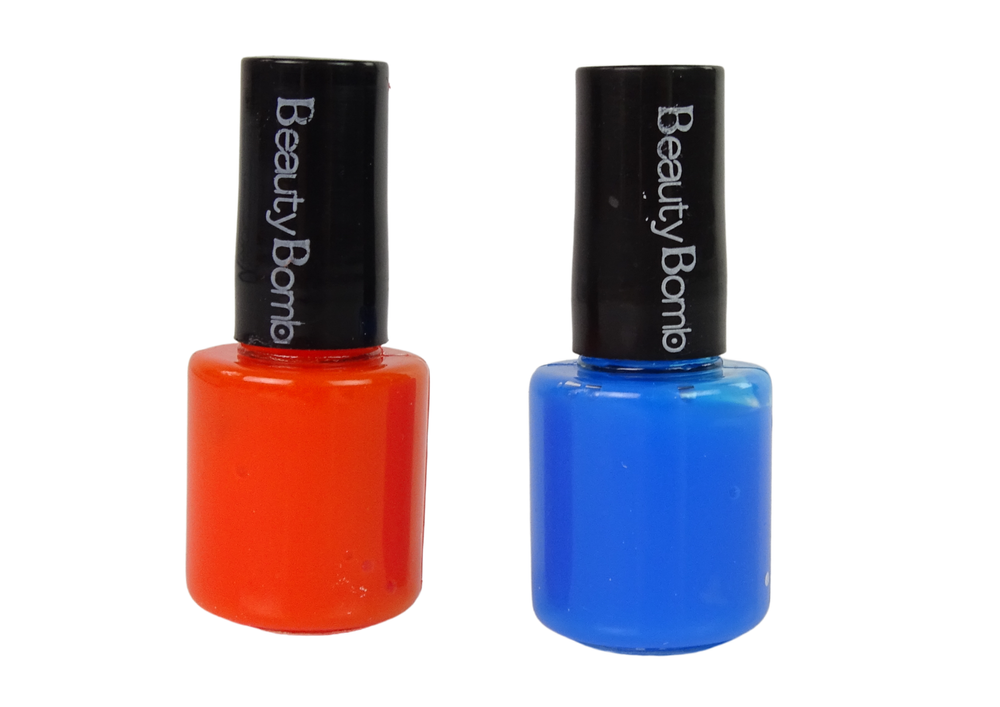 Conjunto unhas verniz glitter anéis