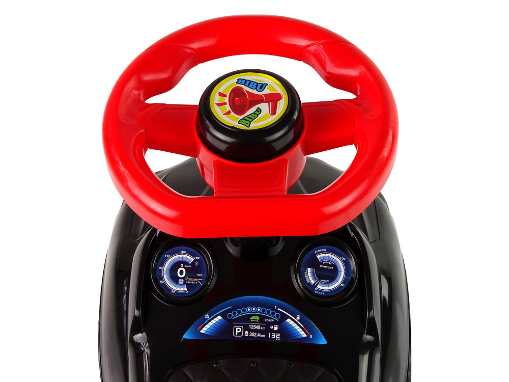 Carro ride-on QX-3399 preto buzina
