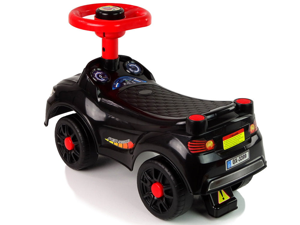 Carro ride-on QX-3399 preto buzina