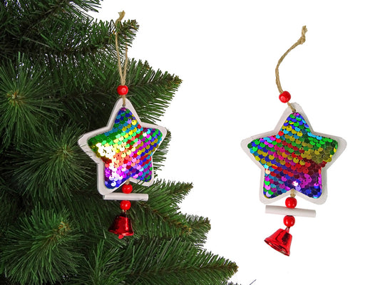 Lantejoulas Tinker Bell para árvore de Natal B
