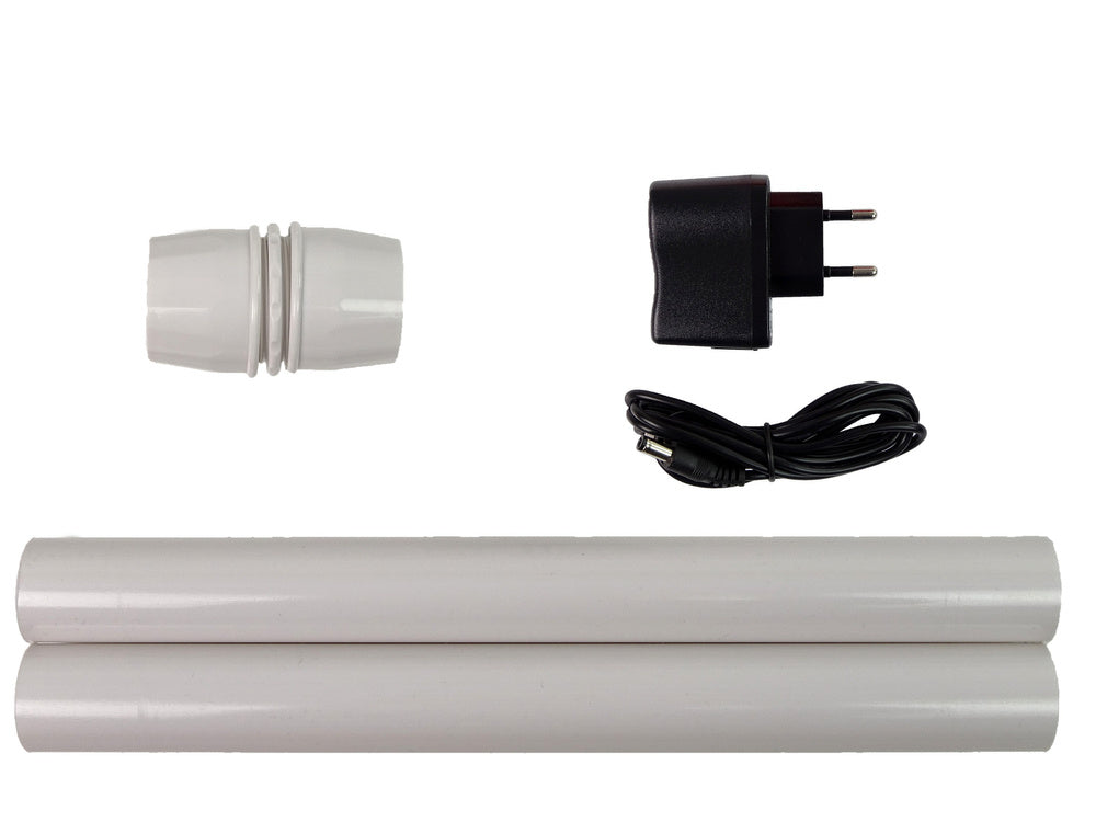 Lanterna decoração Pai Natal branco luz som