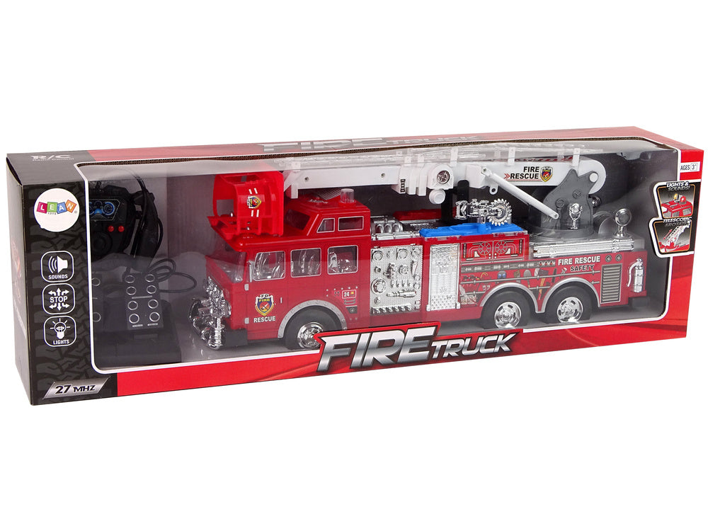Quartel bombeiros telecomandado pedal som RC