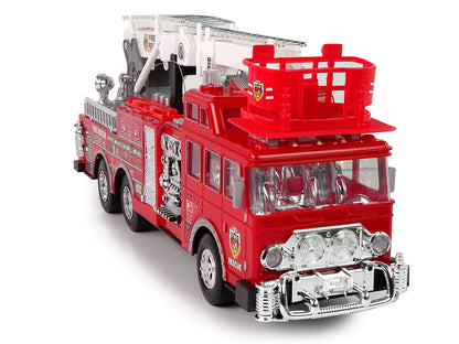 Quartel bombeiros telecomandado pedal som RC