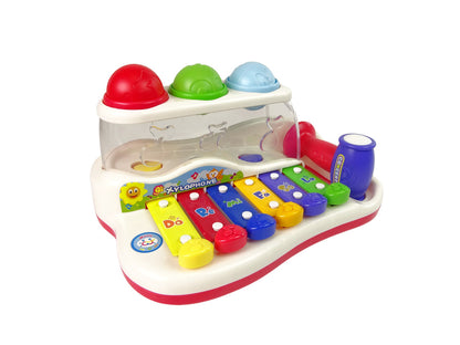 Xilofone infantil martelo bolas