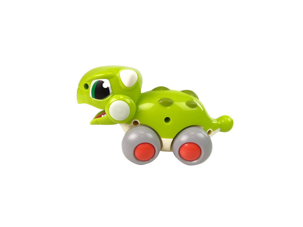 Dinossauro com rodas verde