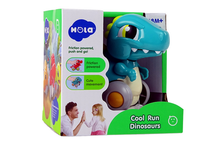 Dinossauro com rodas azul