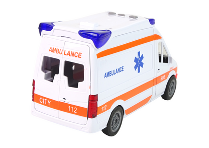 Ambulância interativa maca luz som