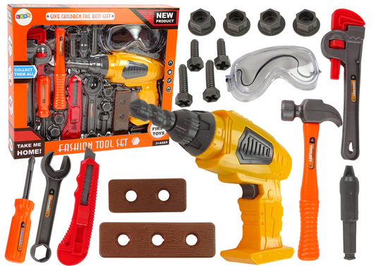 Kit ferramentas com berbequim