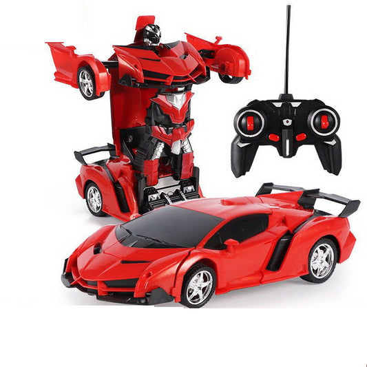 Robot transformável telecomandado vermelho