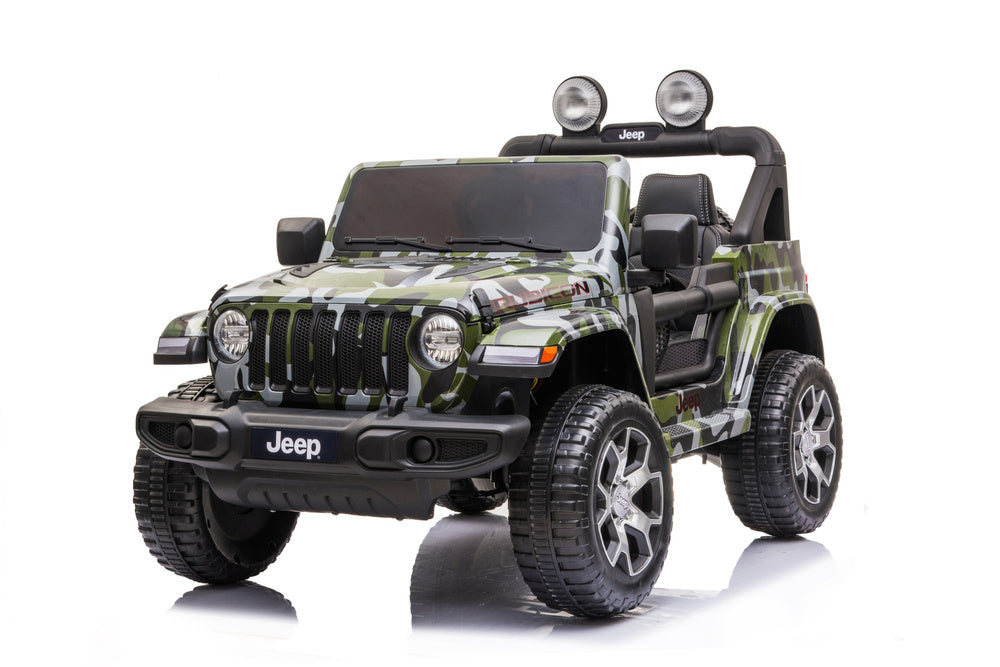 Jeep elétrico Jeep Wrangler Rubicon DK-JWR555 camuflado