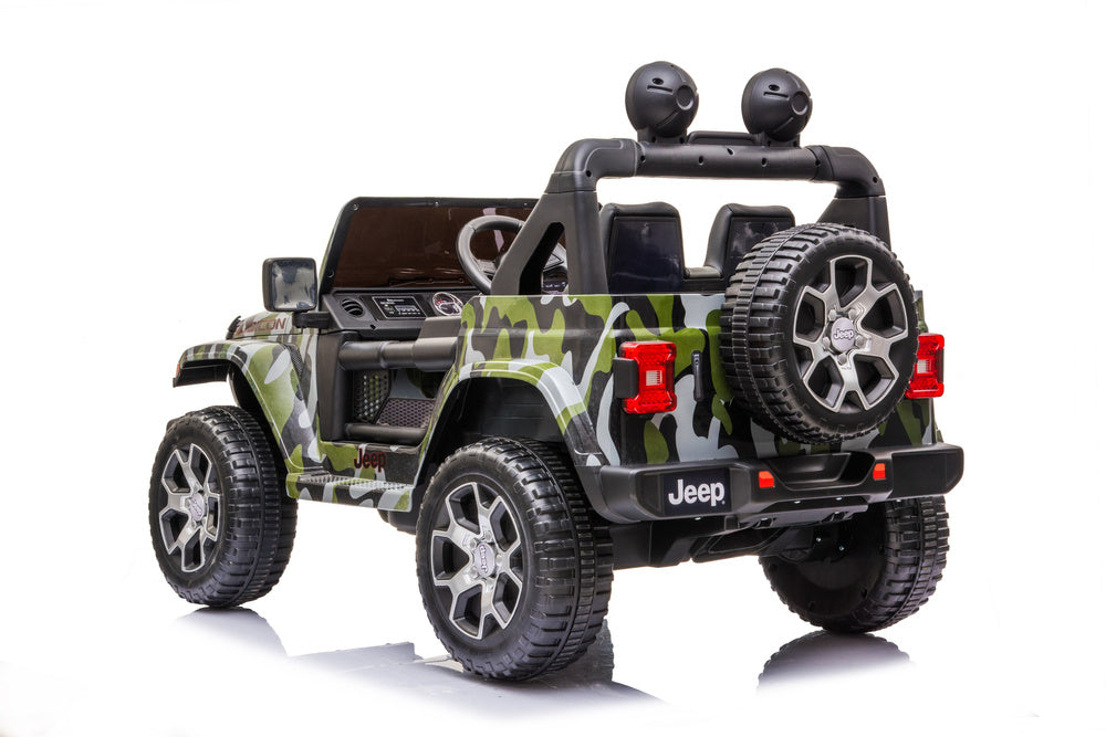 Jeep elétrico Jeep Wrangler Rubicon DK-JWR555 camuflado